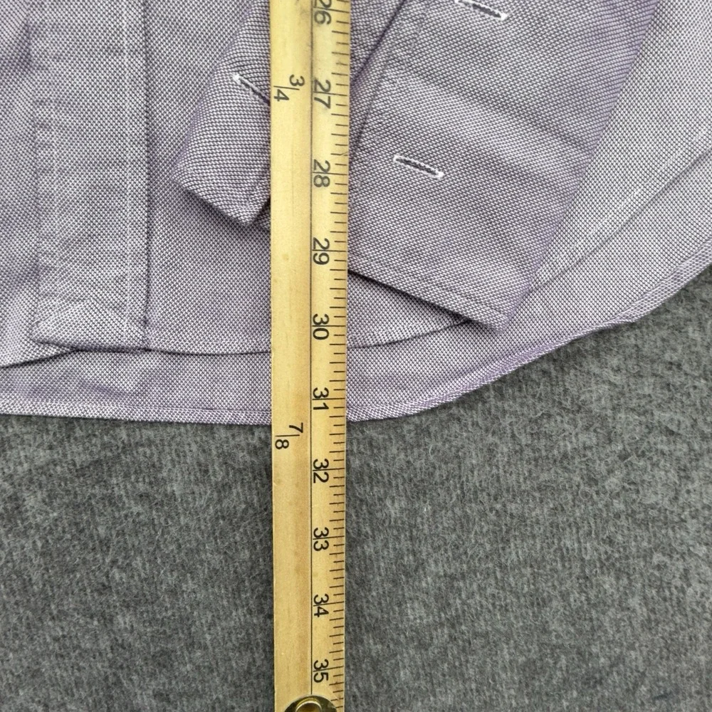 Vintage Polo Ralph Lauren Mens 15 35 Knit Purple Oxford Satin Effect‎
